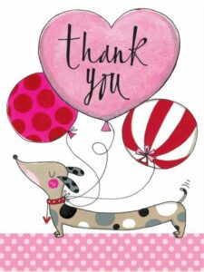 Thank you Dog Thank you Dog
